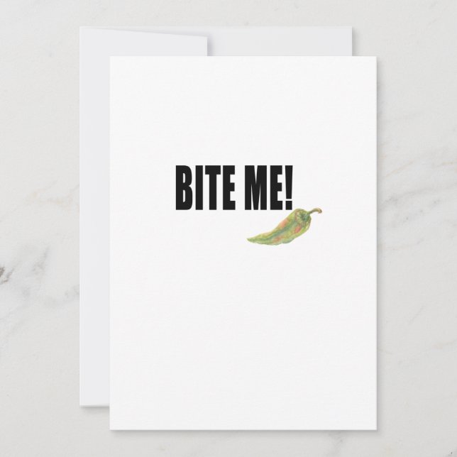 Bitter Pepper. Vegan Edition Holiday Card (Front)