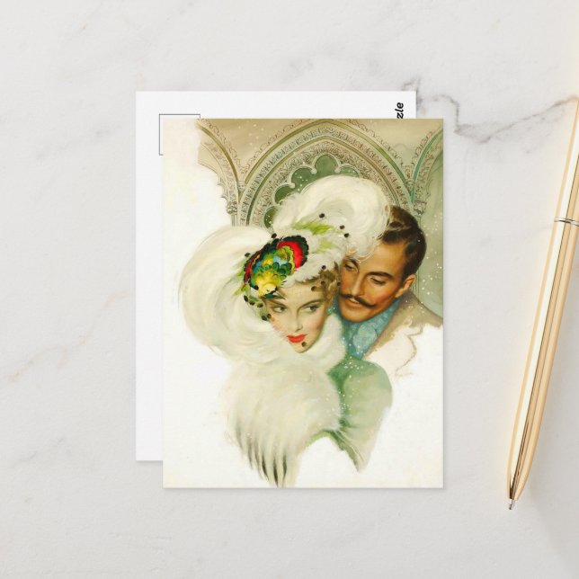 Bitter Romance Postcard (Front/Back In Situ)