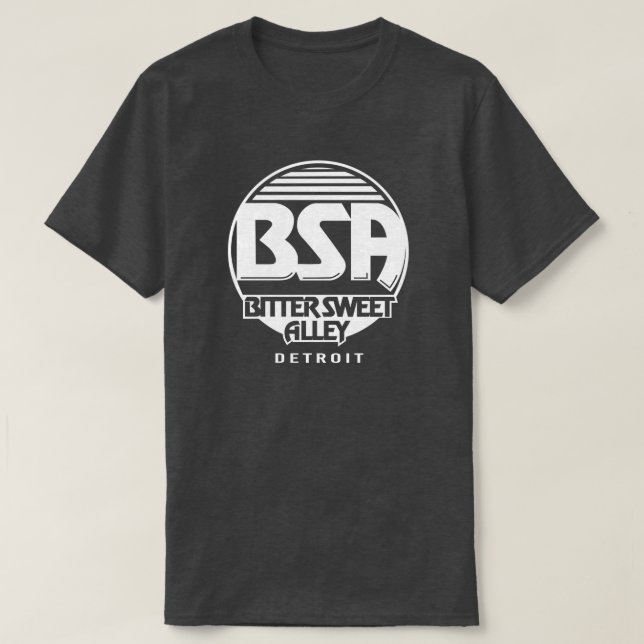 Bitter Sweet Alley (BSA Original) BLK Logo T-Shirt (Design Front)