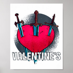 Bitterer Anti Herztag Hater I Hate Valentines Day  Poster