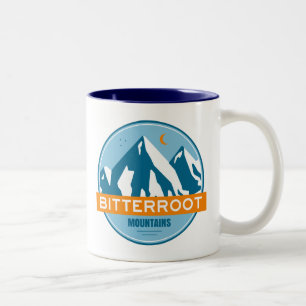 Bitterroot Mountains Two-Tone Coffee Mug