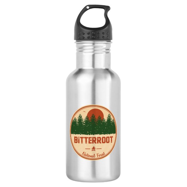 Bitterroot National Forest 532 Ml Water Bottle (Front)