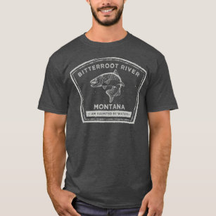 Bitterroot River Montana Fly Fishing T-Shirt