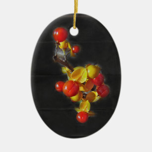 Bittersweet Berries - Autumn Beauty Ceramic Tree Decoration
