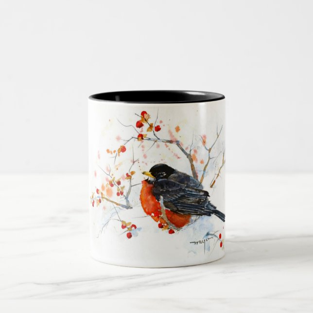 Bittersweet Moment Two-Tone Coffee Mug (Center)