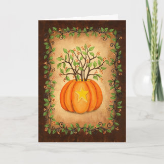 Bittersweet & Pumpkin Halloween Card