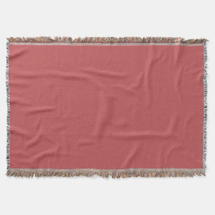 Bittersweet Shimmer (solid colour) Throw Blanket