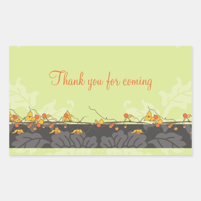 Bittersweet Shower Favour Tag (Front)