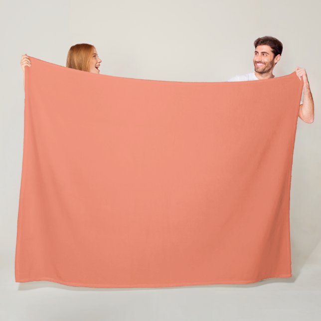 Bittersweet  Solid Plain Colour Fleece Blanket (In Situ)