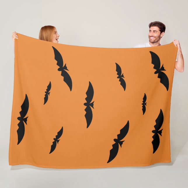 Bitty Bats Fleece Blanket (In Situ)