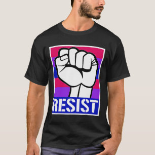 Biual Pride Resist Parade Party Lgbtq Flag Gift T T-Shirt