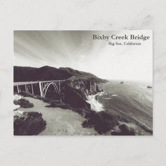 Bixby Bridge, Big Sur, California USA Postcard