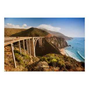 Bixby Bridge, Big Sur, California, USA Poster