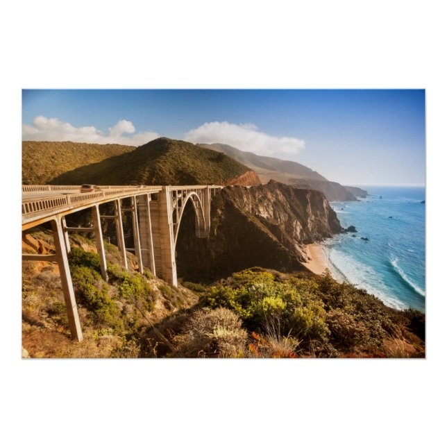 Bixby Bridge, Big Sur, California, USA Poster (Front)