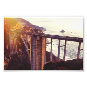 Bixby bridge canvas print