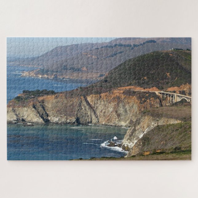 Bixby Bridge Pacific Coast Highway Scenic Puzzle (Horizontal)