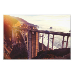 Bixby bridge photo print