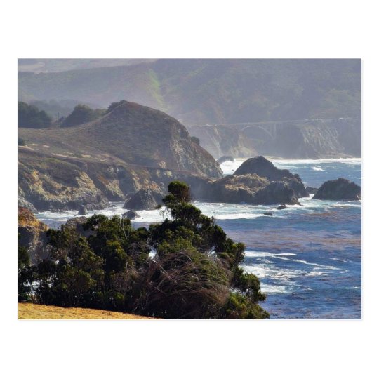 Bixby Bridges Ocean Coastlines Postcard