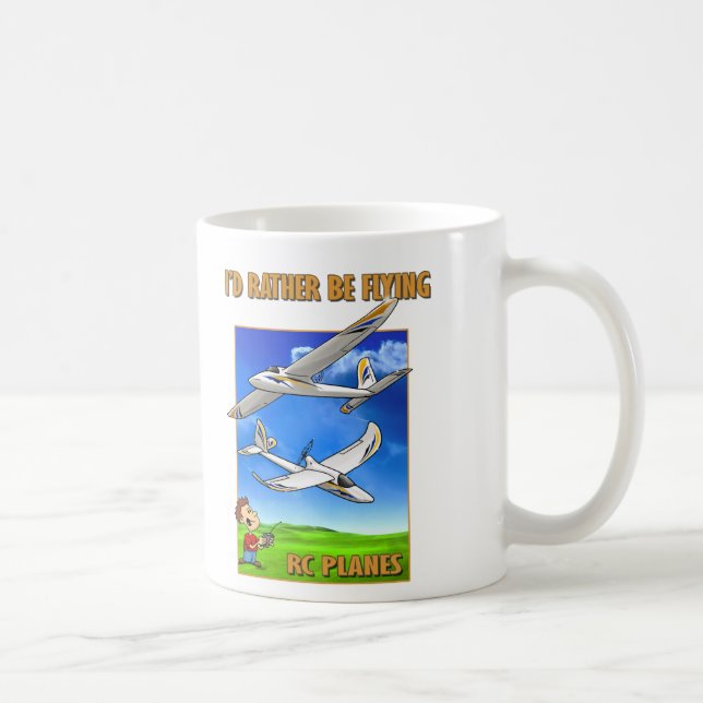 Bixler I'd Rather Be Flying Coffee Mug (Right)