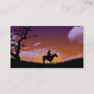 Biz Card - Western Sunset