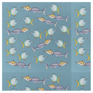 Bizare Fishes Fabric