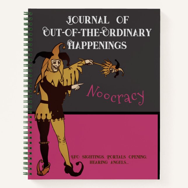 Bizarre Events Supernatural Spiritual Odd |  Notebook (Front)