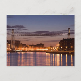 Bizkaia bridge postcard