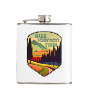 Bizz Johnson Trail Colours Hip Flask