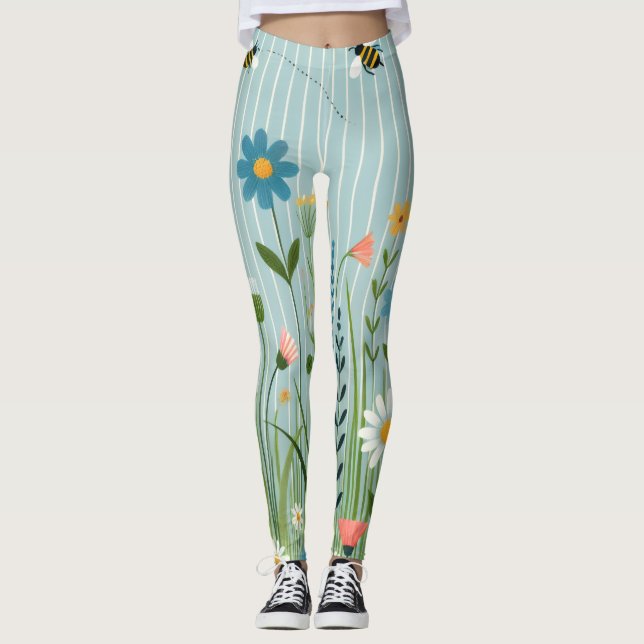 Bizzy Bee Leggings (Front)