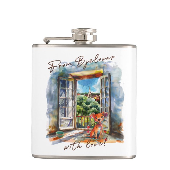 Bjelovar Hip Flask (Front)