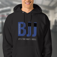 BJJ Brazilian Jiu Jitsu Add Name Blue Belt