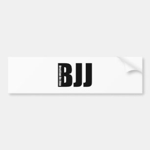 BJJ - Brazilian Jiu Jitsu Bumper Sticker