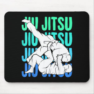 BJJ Brazilian Jiu Jitsu Kids Boys Men Jiujitsu Mouse Pad