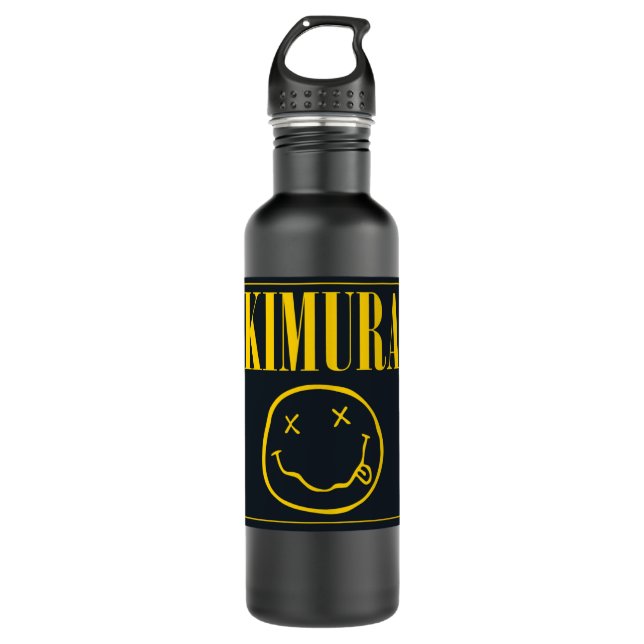 BJJ Brazilian Jiu Jitsu Kimura Grunge 90s Design C 710 Ml Water Bottle (Front)