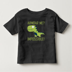 BJJ Brazilian Jiu Jitsu TRex Armbar Humor Toddler T-Shirt