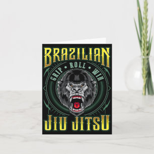 BJJ Grip Roll Win - Grappling Jiu Jitsu Angry Card