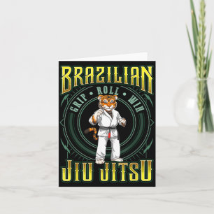 BJJ Grip Roll Win - Grappling Jiu Jitsu BJJ Tiger Card