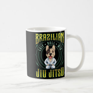 BJJ Grip Roll Win - Grappling Jiu Jitsu Bulldog Coffee Mug