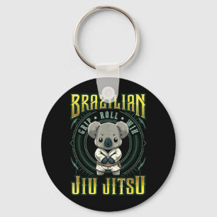 BJJ Grip Roll Win - Grappling Jiu Jitsu cute Koala Key Ring