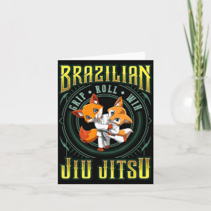 BJJ Grip Roll Win - Grappling Jiu Jitsu Fighting Card