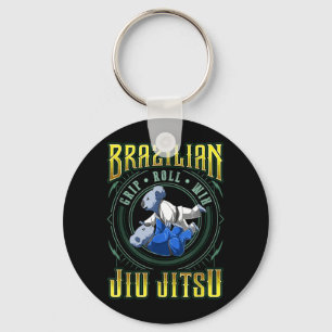 BJJ Grip Roll Win - Grappling Jiu Jitsu Fighting Key Ring