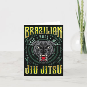 BJJ Grip Roll Win - Grappling Jiu Jitsu Panther Card