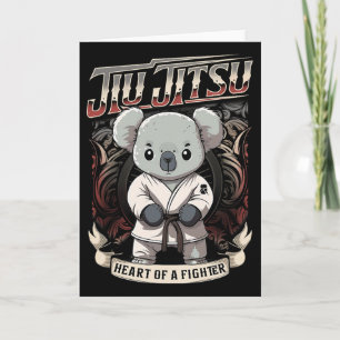 Bjj Heart Of A Fighter - Jiu Jitsu Byby Koala Card
