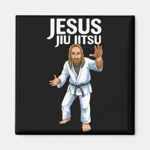 BJJ Jesus Brazilian Jiu Jitsu Magnet