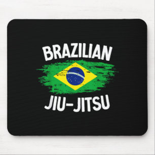 BJJ Jiu Jitsu Brazilian Jiu Jitsu Flag BJJ Flag Mouse Pad