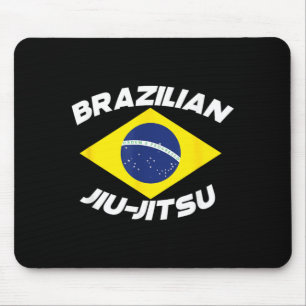 BJJ Jiu Jitsu Brazilian Jiu Jitsu Flag BJJ Flag Mouse Pad
