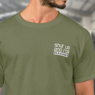 BJJ Jiu Jitsu Shut Up And Roll T-Shirt