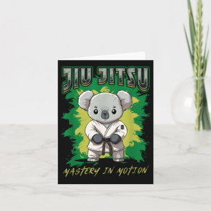 BJJ Mastery In Motion - Grappling Jiu Jitsu Baby Card