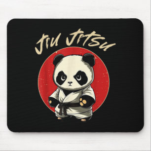 BJJ MMA Panda - Funny Brazilian Jiu Jitsu Mouse Pad