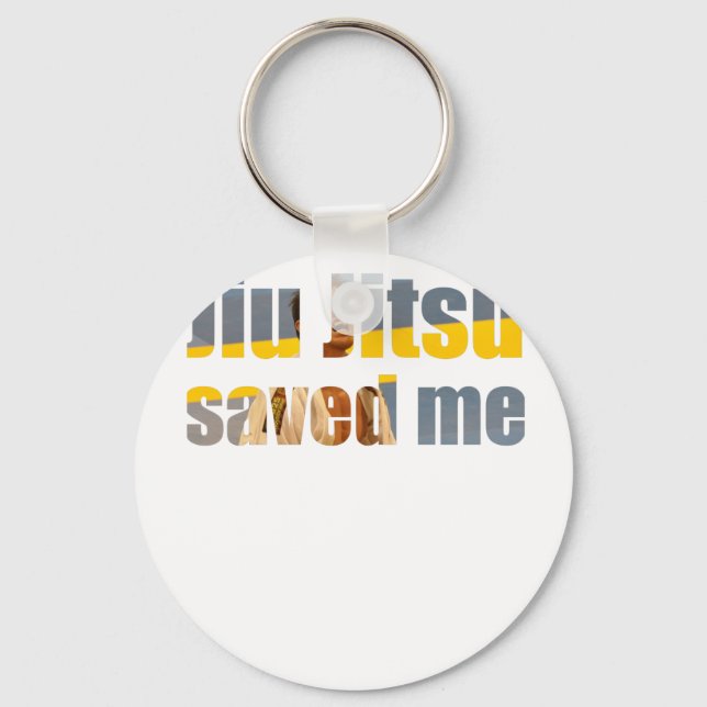 BJJ Saved Me Key Ring (Front)